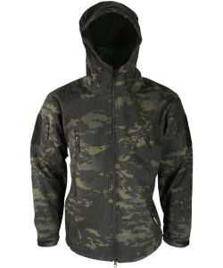 Soft Shell Camo Jacket BTP Black 4